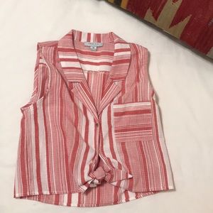 Vintage tank top with tie